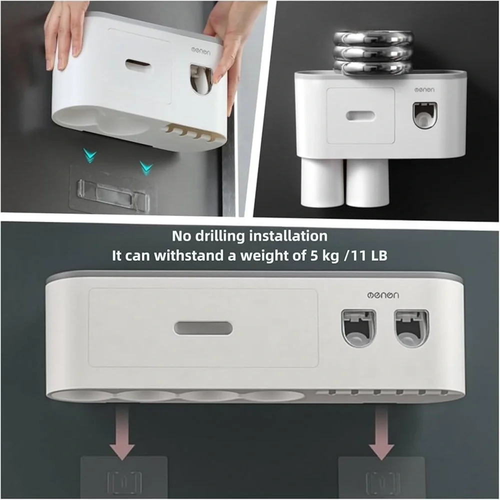 Toothpaste Dispenser + Organizer - Picture 6 of 8